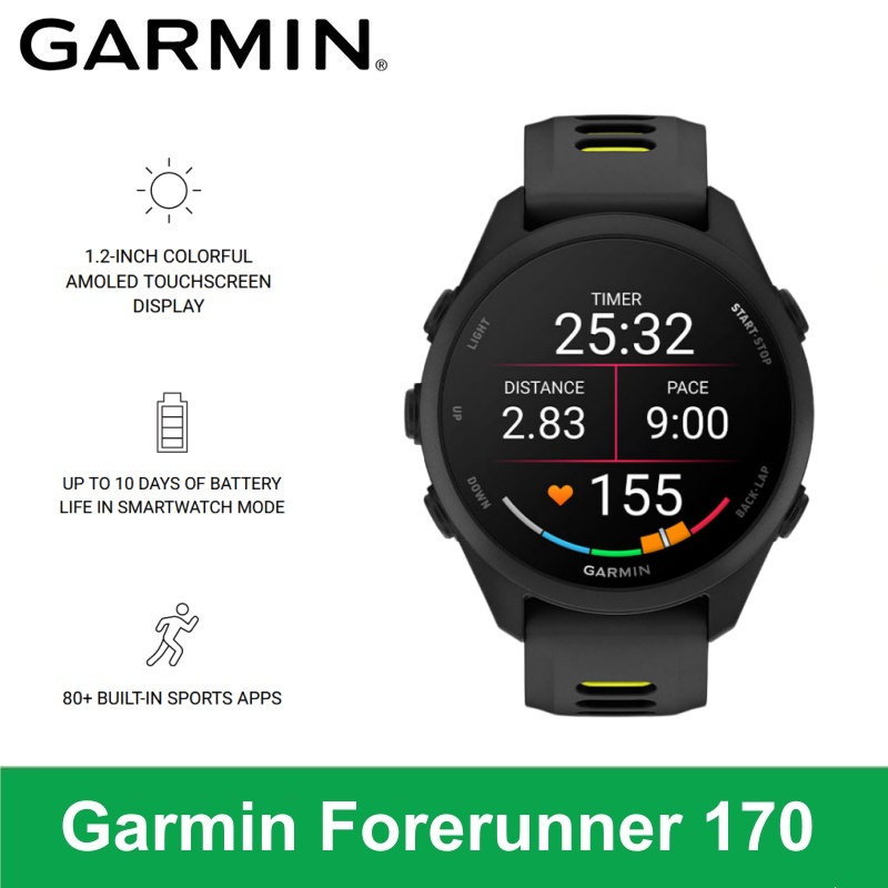 Timex Watches Smartwatch - ガーミン フォアランナー 170 スマートウォッチ プロフェッショナル ランニング、ライディング、水泳、トライアスロン、マラソン、陸上競技トレーニング用スマートウォッチ