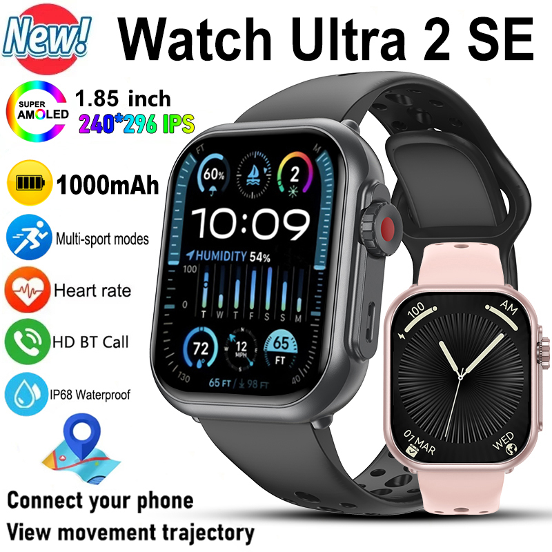 Smartwatch Watches For Women With Gps - スマートウォッチウルトラ 2 SE 男性女性 1000mAh HD
