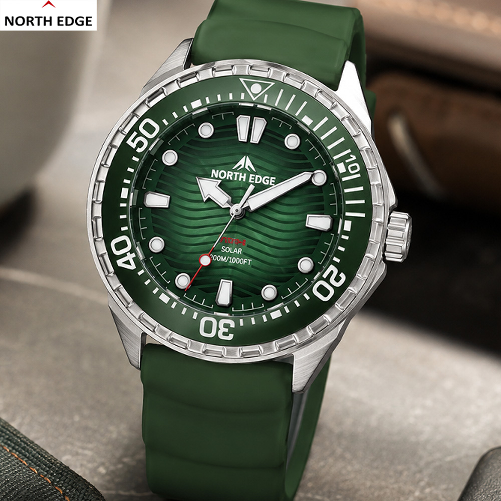 Altimeter Compass Watch - NORTH EDGE TRITON アウトドアミリタリーデジタル腕時計 メンズ 防水