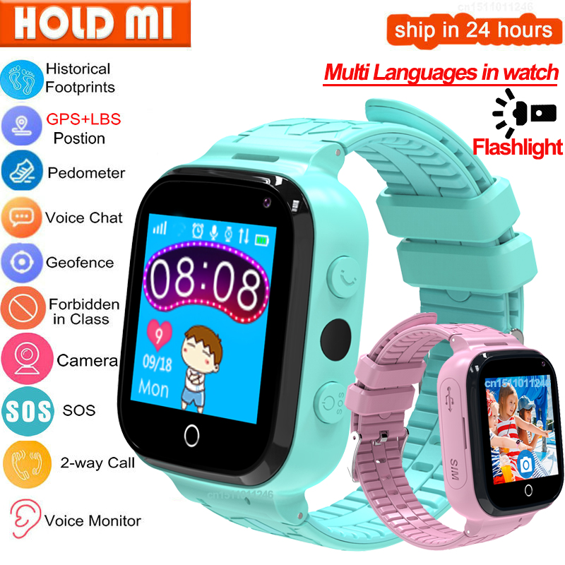 Smartwatch Watches For Kids With Gps - 子供用のコネクテッドブレスレット,子供用のGPS追跡機能,Android pk q50 q12 s9 q90