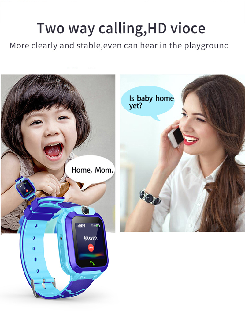 Smartwatch Watches For Kids With Gps - 2026年防水スマートウォッチ子供用SOS GPS位置情報SIMカード通話カメラ付き子供用スマートウォッチ男の子女の子向けiOS Android対応ギフト