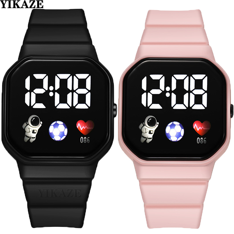 Smartwatch Watches For Girls - キッズウォッチスポーツ LED デジタル腕時計宇宙飛行士シリコンストラップ防水電子腕時計子供男の子女の子ギフト