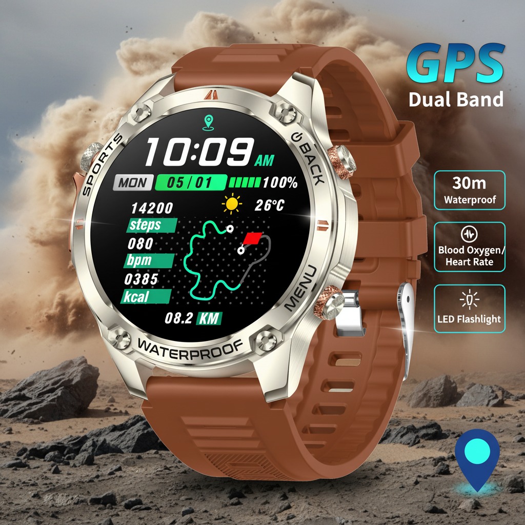 Watch Vs Smartwatch - VWAR新型GPSスマートウォッチ メンズ 1.43インチ AMOLED アウトドアスポーツコンパス BT通話