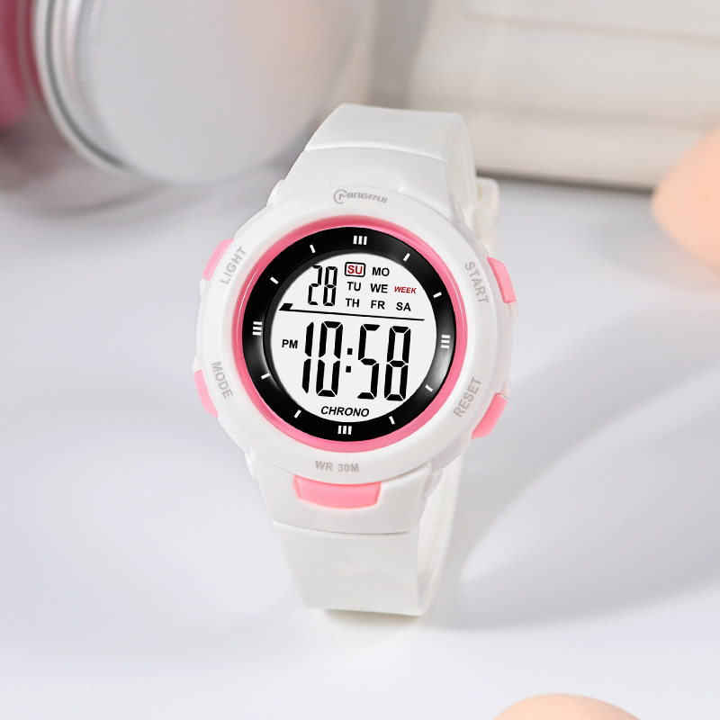 Smartwatch Digital Watches For Kid Girl - UTHAI CE49 キッズ腕時計ファッション発光防水目覚まし時計スマート腕時計少年少女学生電子腕時計ギフト