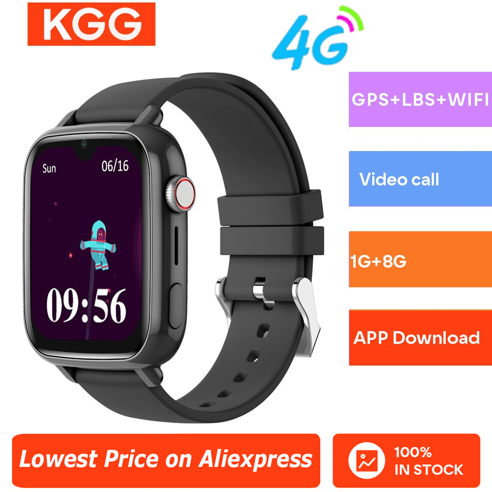 Smartwatch Watches For Kids - 子供向けのコネクテッドウォッチ,ビデオ通話,カメラ,GPS,wifi,ロケーションフォン,アプリのダウンロード,4g