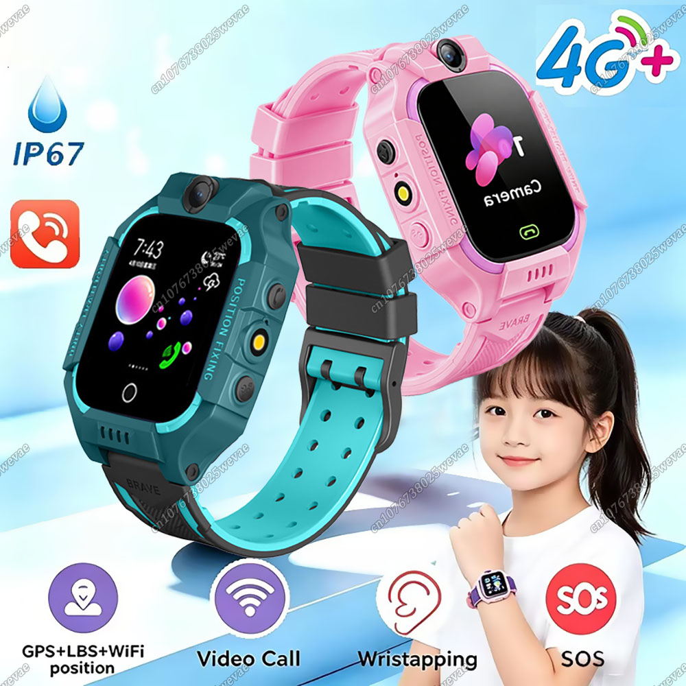 Smartwatch Watches For Kids With Gps - 2026年新型5GキッズGPSスマートウォッチ SOSコール SIMカード 位置情報 カメラ IP67防水
