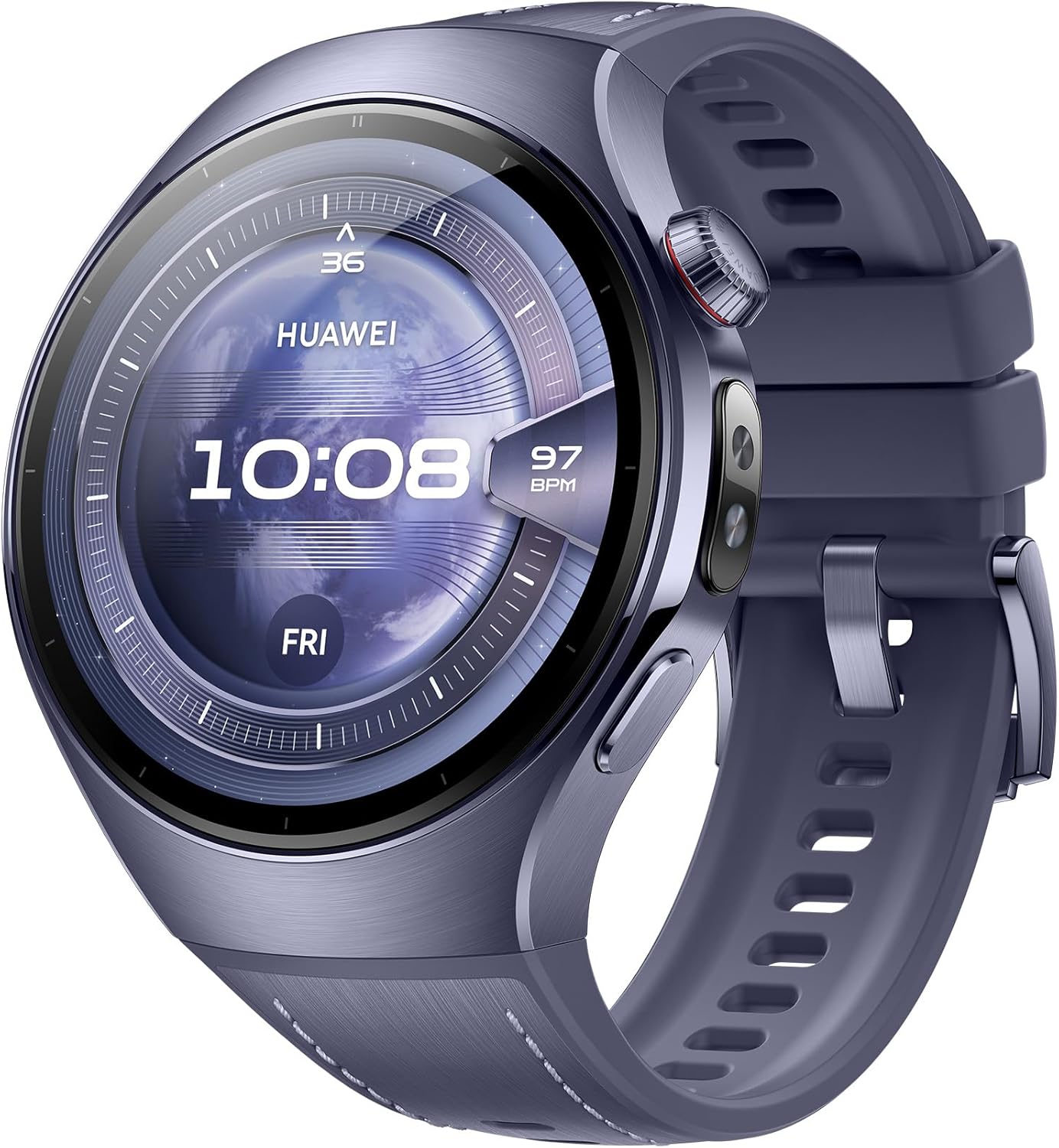 Timex Watches Smartwatch - HUAWEI WATCH 5、46mmスマートウォッチ、マルチセンシングX-TAP、ヘルスモニタリング、リアルタイム指先血中酸素測定、最大11日間のバッテリー寿命