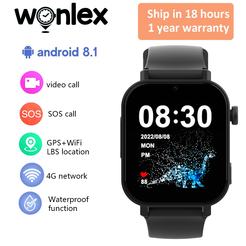 Smartwatch Watches For Kids - Wonlex KT36 4Gスマートウォッチ キッズGPS WiFi位置追跡 SOSアラート