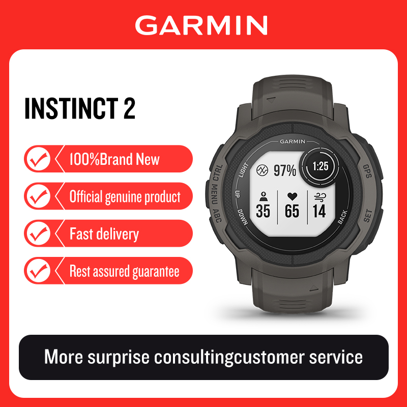 Timex Watches Smartwatch - Garmin Instinct 2：高性能スポーツウォッチ。心拍数、血中酸素濃度を測定可能。アウトドアランニングに最適。スマートウォッチ。