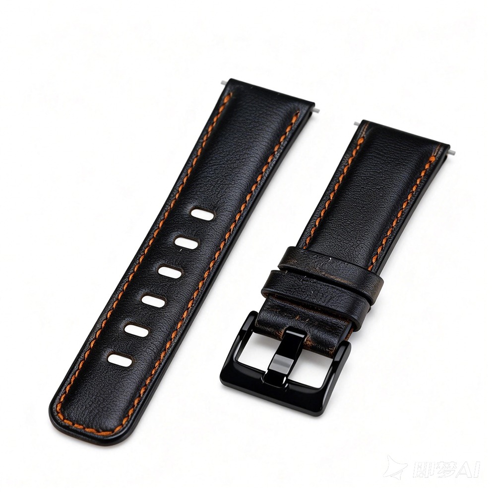 Smartwatch Vintage Watches For Women - サムスン Galaxy Watch 6、5、4 Classic 用のヴィンテージレザーバンド。20mm、22mmのレトロなデザインで、Watch