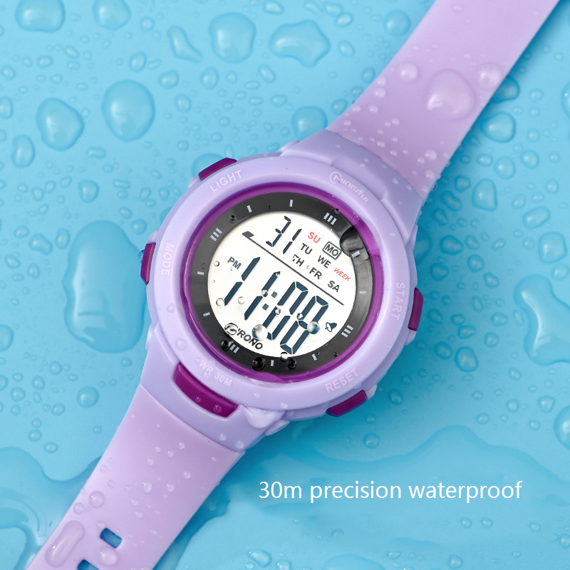 Smartwatch Watches For Kids - UTHAI キッズ腕時計スポーツファッション発光防水目覚まし時計スマート腕時計少年少女学生電子時計ギフト