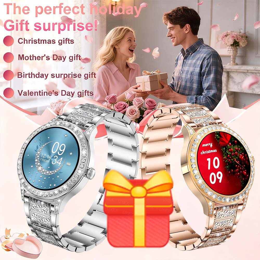 レディース向け高級スマートウォッチ。1.27インチのディスプ - Watches Ladies Smartwatch のレビューと価格