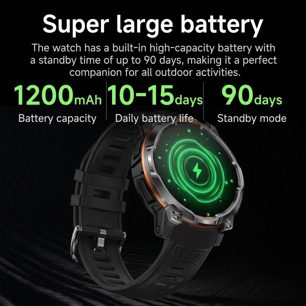 2026年新型ミリタリーVWAR GPSスマートウォッチ オ - Watch Vs Smartwatch のレビューと価格