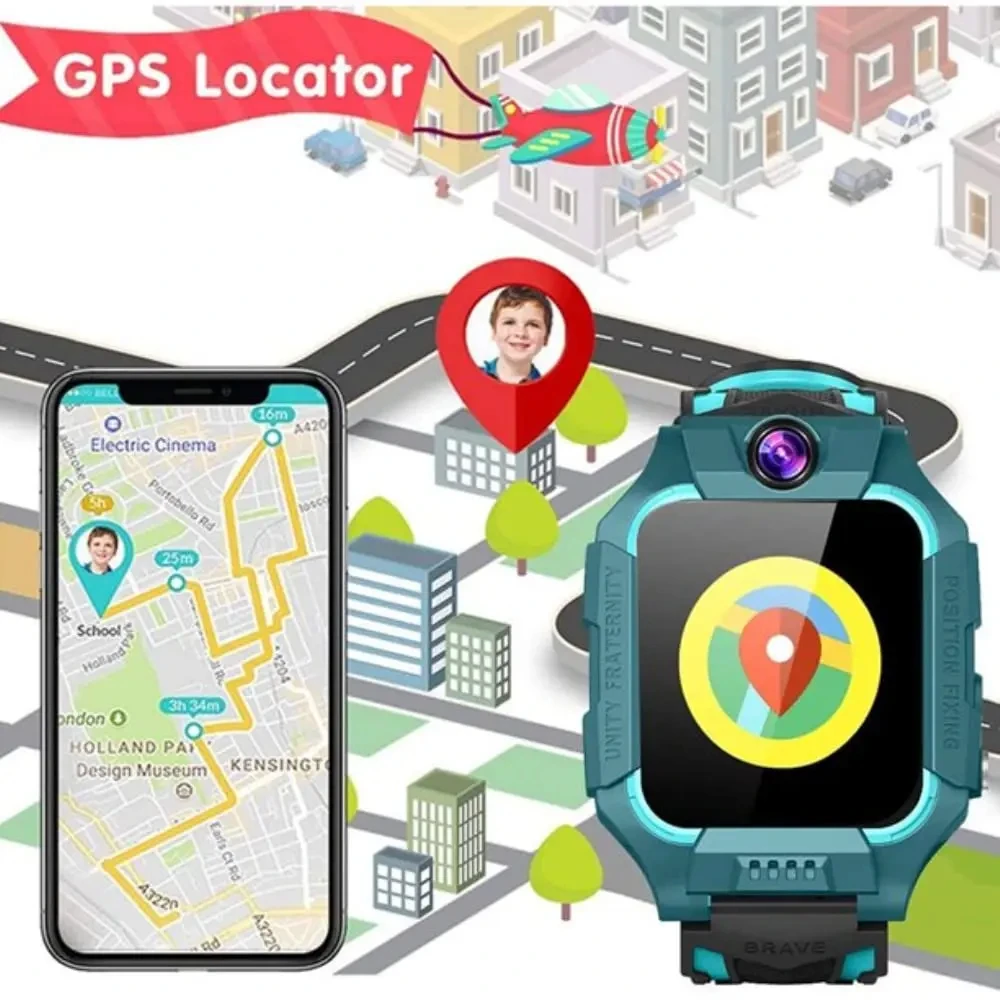 VIVOキッズGPS防水スマートウォッチSOS位置追跡SIM - Smartwatch Watches For Kids With Gps のレビューと価格