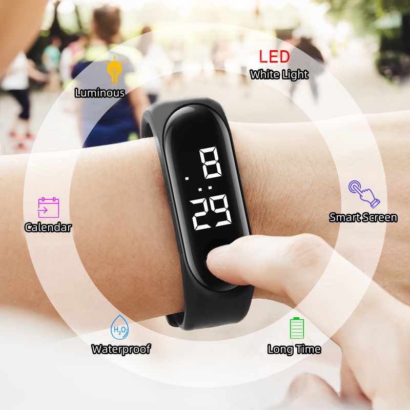 2025年ニューキッズスマートタッチLEDデジタル腕時計おも - Smartwatch Digital Watches For Kid Girl のレビューと価格