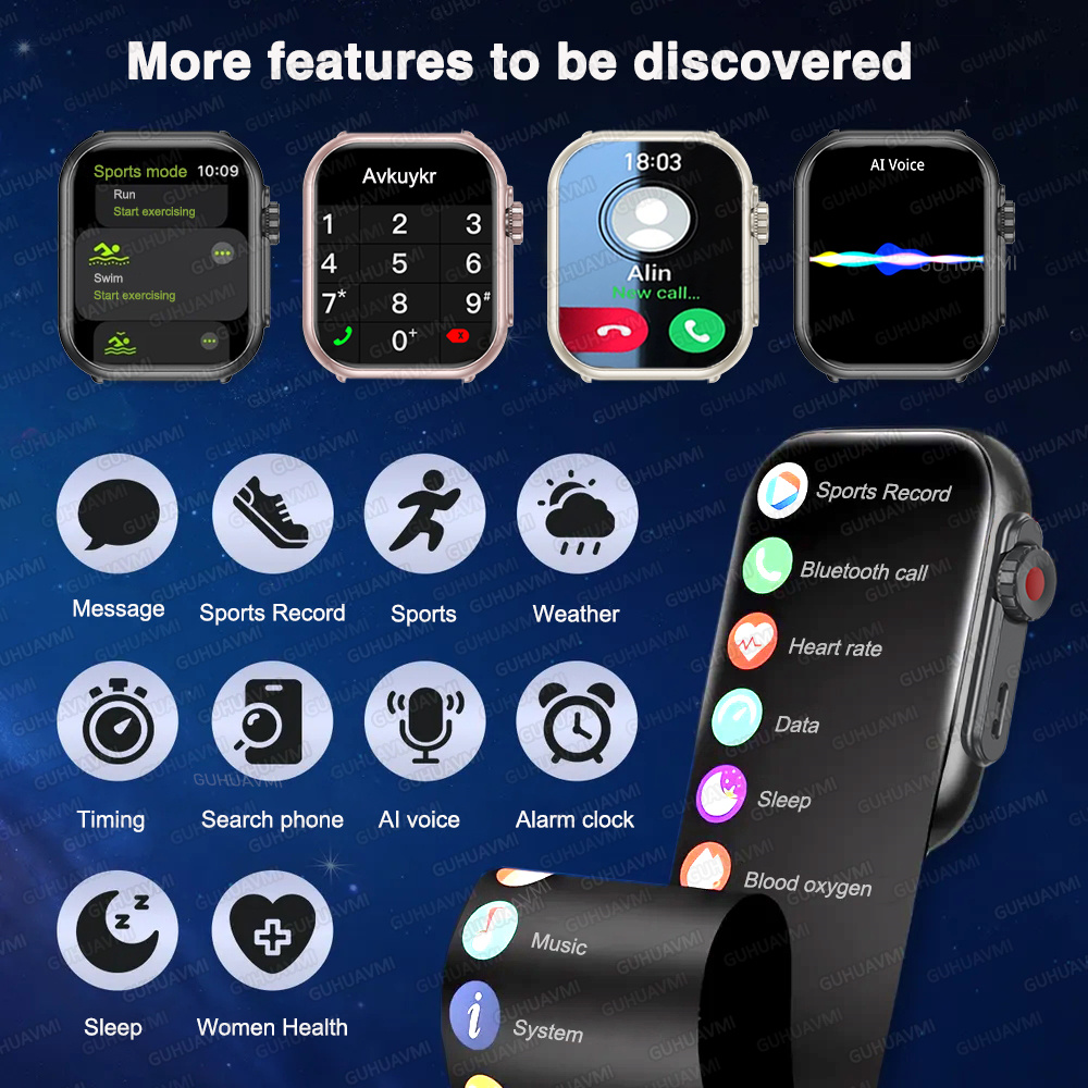 IOS 腕時計ウルトラ 2 SE 男性女性スマートブレスレッ - Smartwatch Watches Brands For Women のレビューと価格