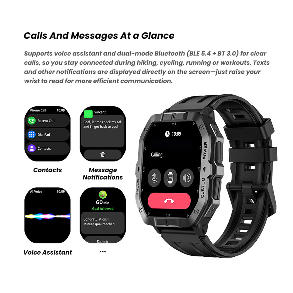 ファッション性の高い防水仕様、6軸センサー搭載、高度計、健康 - Altimeter Compass Watch のレビューと価格