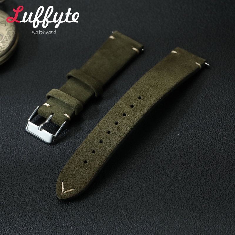 ヴィンテージスエードレザー時計バンド 18 ミリメートル 2 - Smartwatch Vintage Watches For Women のレビューと価格