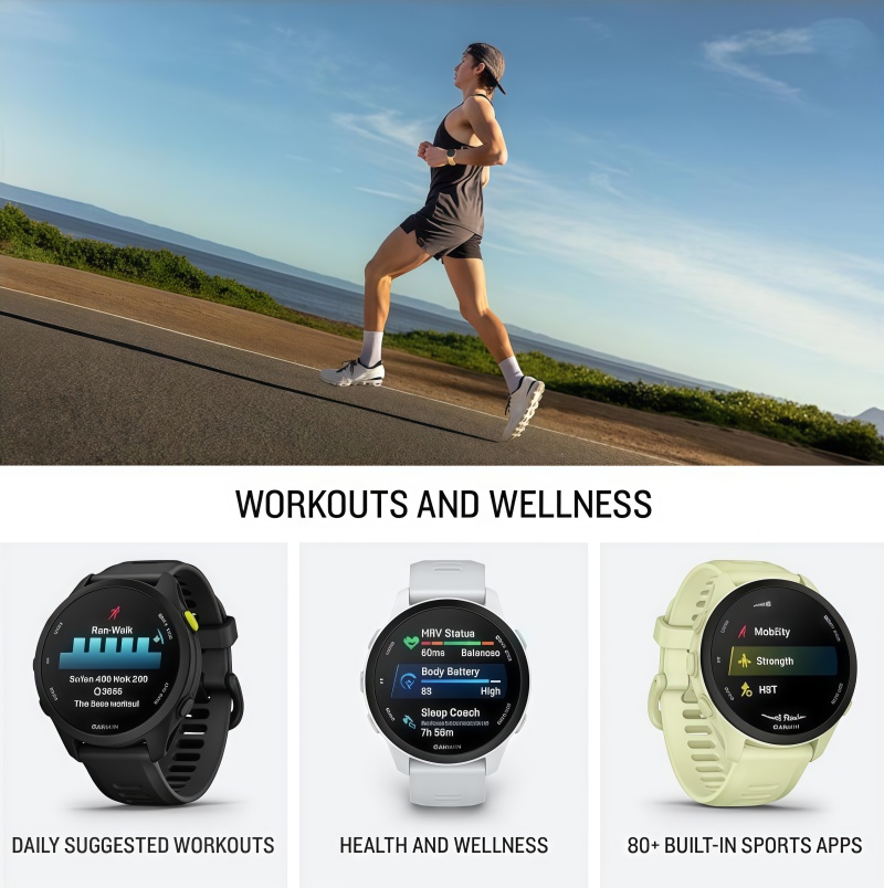 ガーミン フォアランナー 70 GPS 最大13日間のバッテ - Timex Watches Smartwatch のレビューと価格