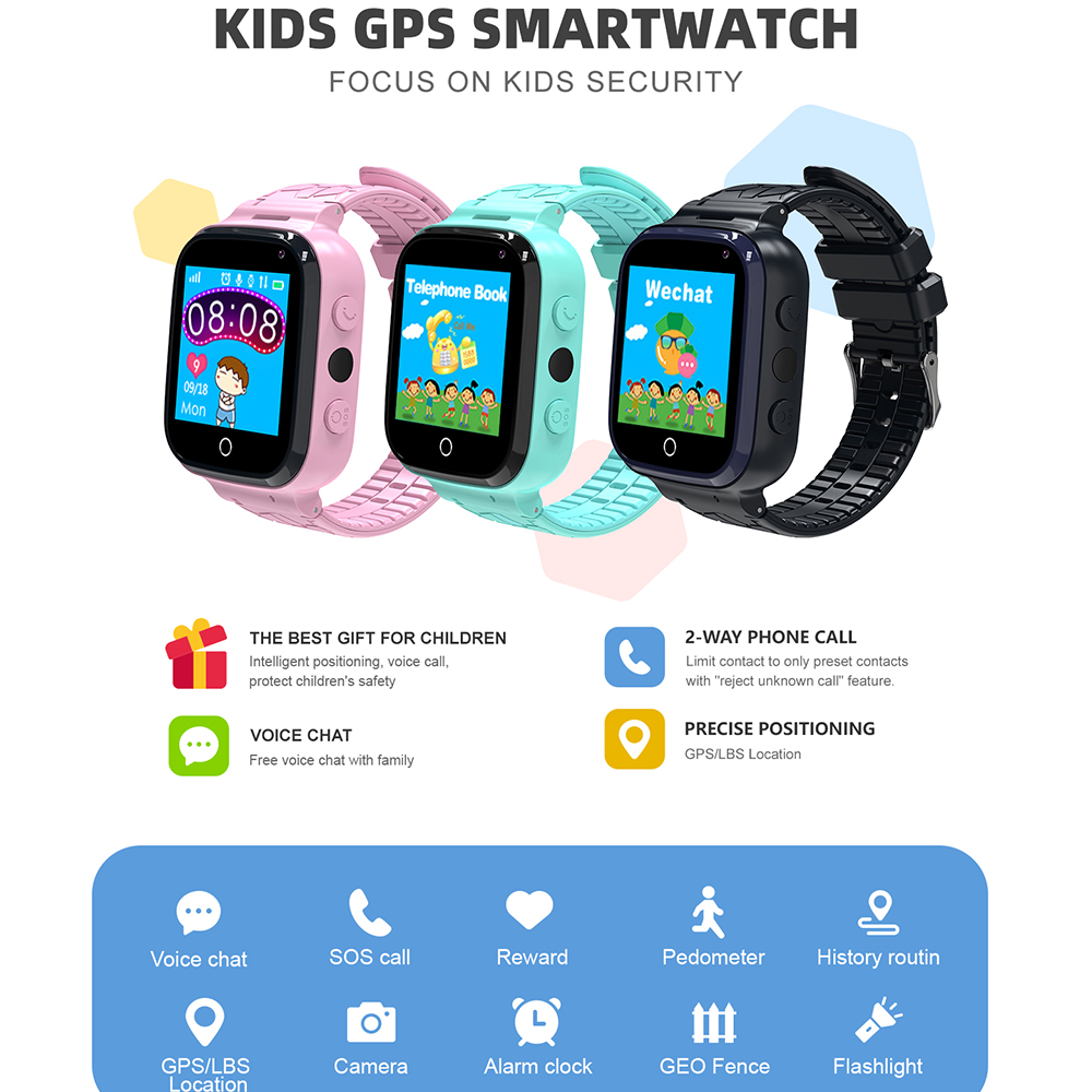 子供用のコネクテッドブレスレット,子供用のGPS追跡機能,A - Smartwatch Watches For Kids With Gps のレビューと価格