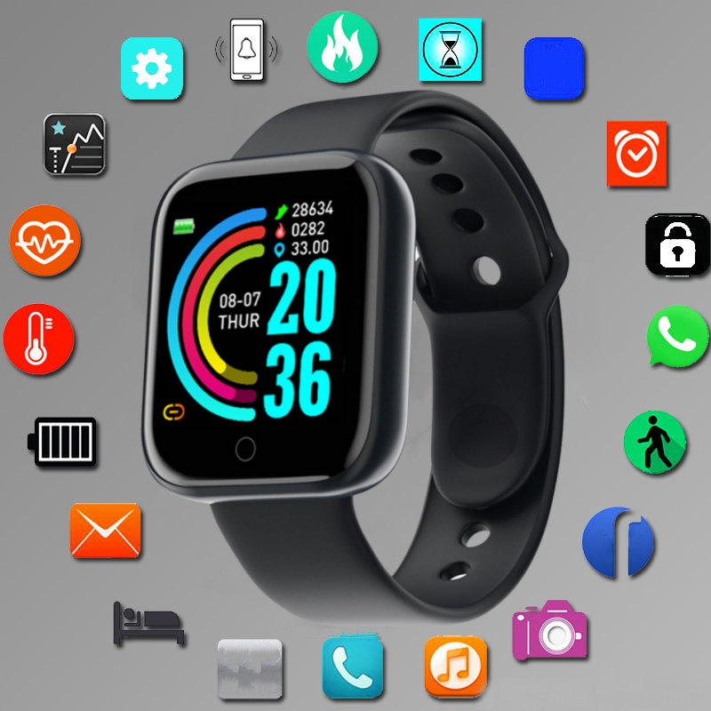 男性と女性のためのスマートウォッチ,スポーツモード,音楽コン - Smartwatch Watches Price のレビューと価格