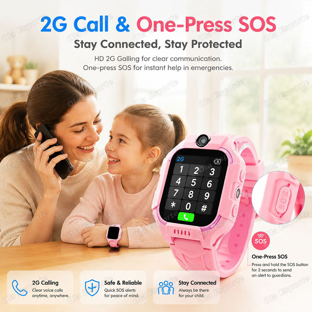 2027年新型 2G/5G キッズスマートウォッチ GPS位 - Smartwatch Watches Price のレビューと価格