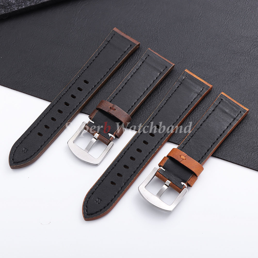 20mm 22mm PUマットレザー腕時計バンド オメガ用  - Smartwatch Vintage Watches For Women のレビューと価格