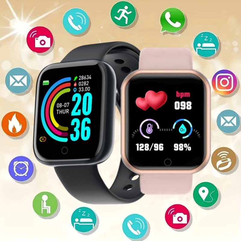 男性と女性のためのスマートウォッチ、音楽制御付きスマートウォ - Smartwatch Watches Price のレビューと価格