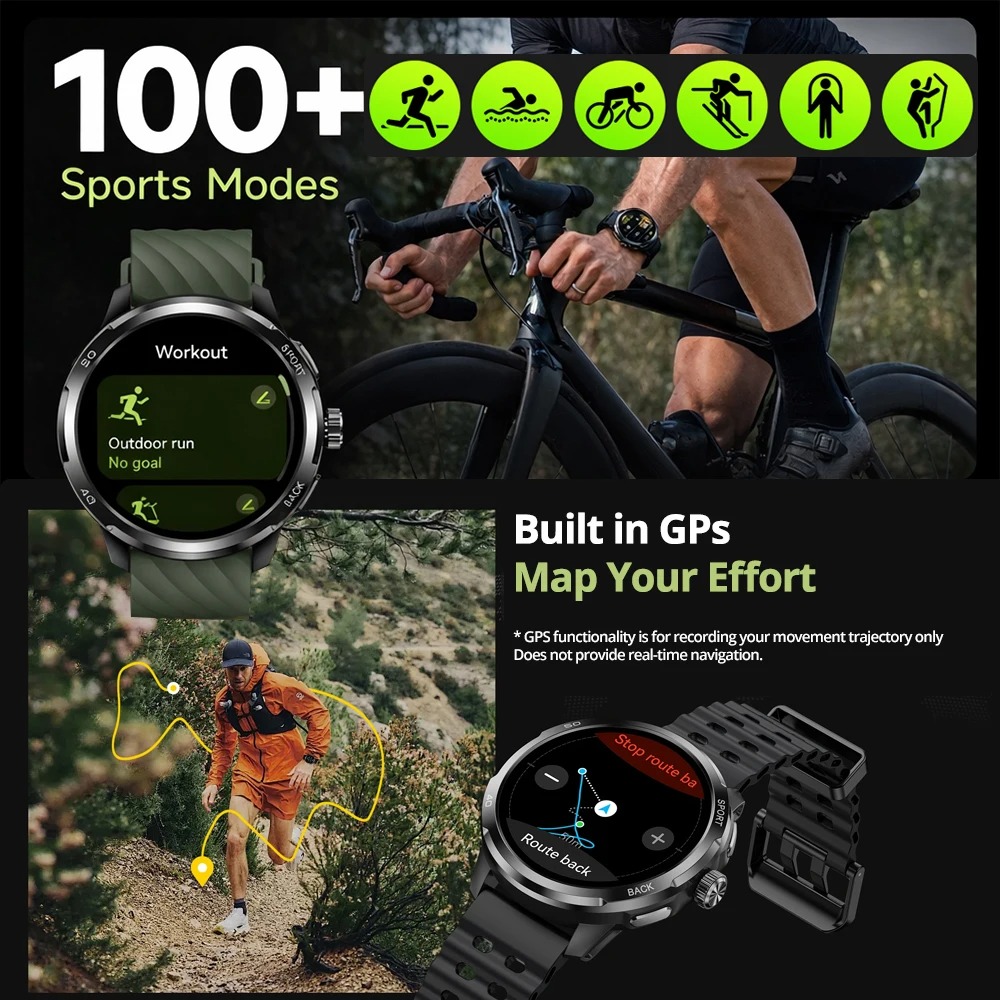 Ulefone Armor Watch Pro 1.5インチ - Smartwatch Watches For Women With Gps のレビューと価格