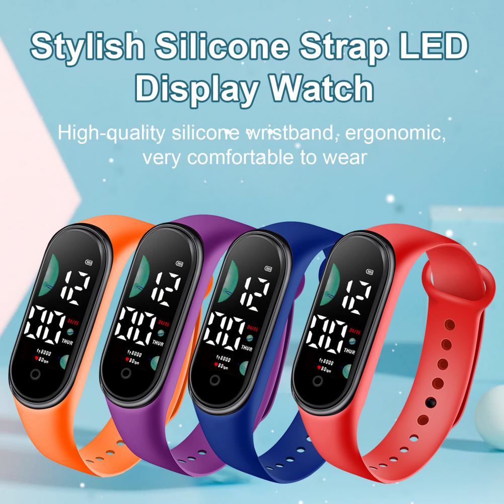 子供のためのデジタルLED腕時計,防水ブレスレット,腕時計, - Smartwatch Digital Watches For Kid Girl のレビューと価格
