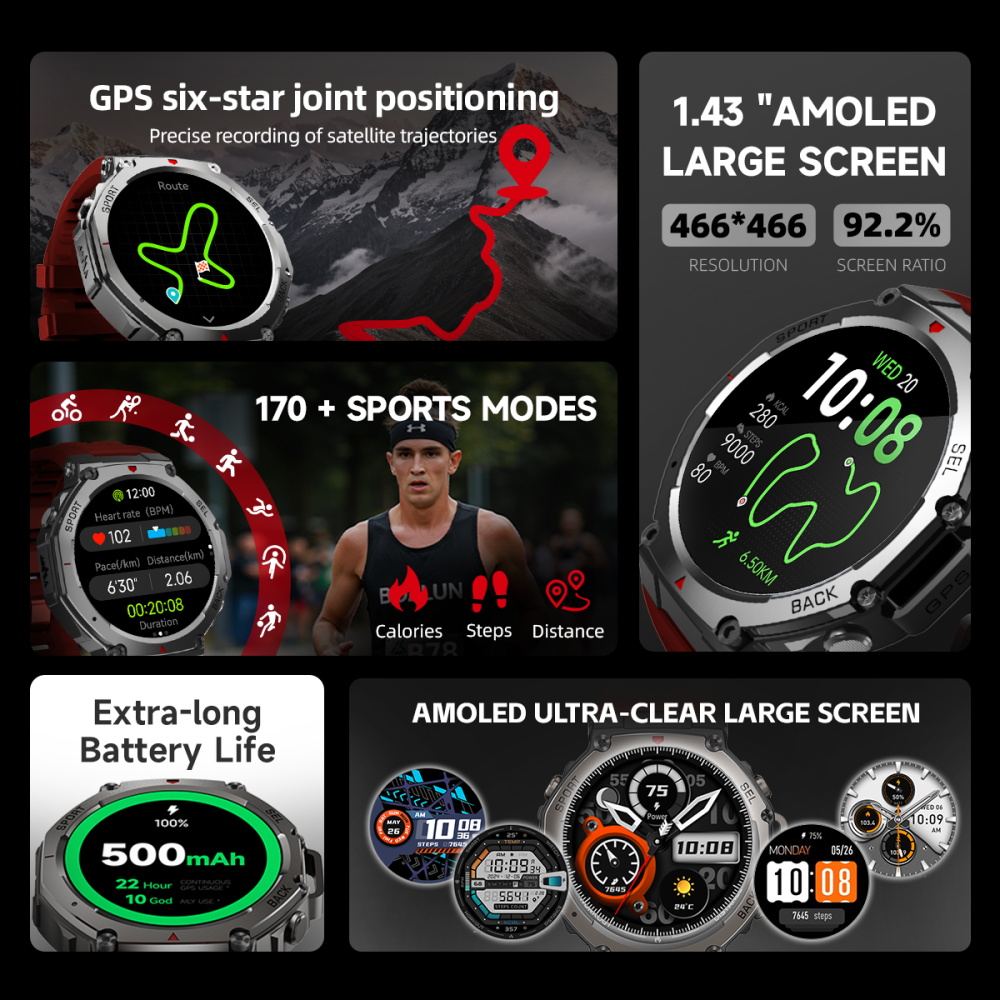 SKMEI ミリタリーアウトドアスポーツスマートウォッチ男性 - Smartwatch Watches Price のレビューと価格