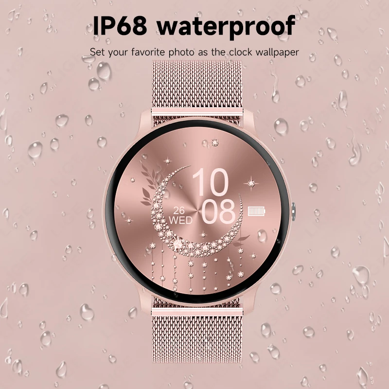 LIGE Bluetooth通話スマートウォッチ 女性用 カ - Smartwatch Watches Price のレビューと価格