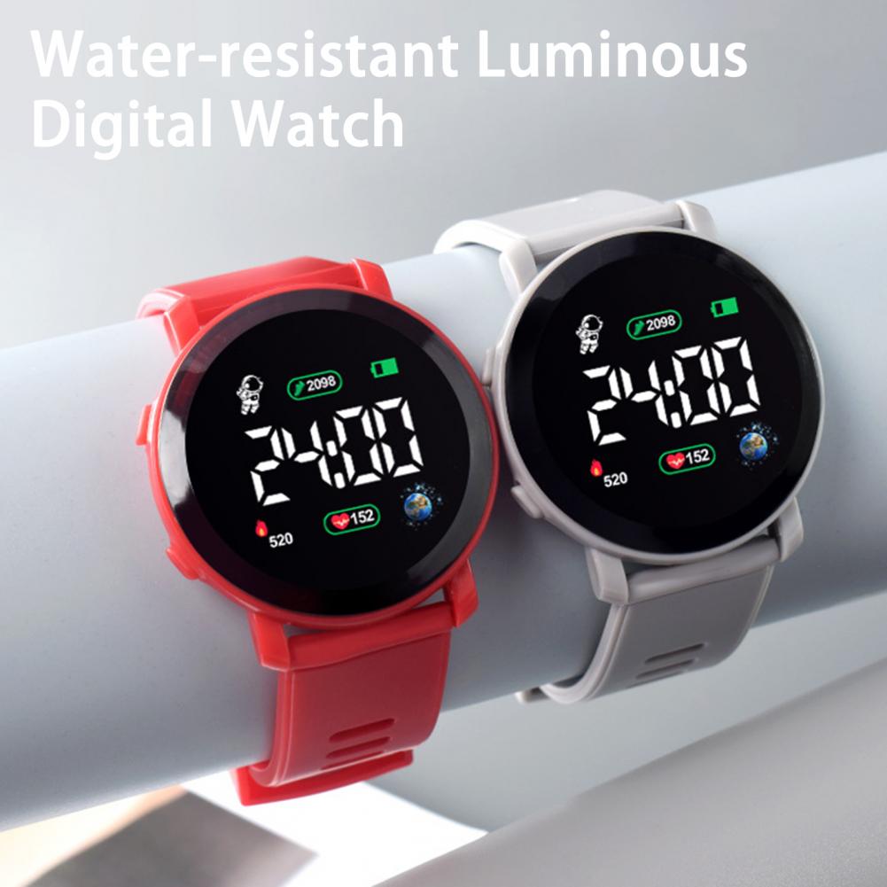 キッズ LED デジタル腕時計防水自動日付週間カレンダースポ - Smartwatch Digital Watches For Kid Girl のレビューと価格