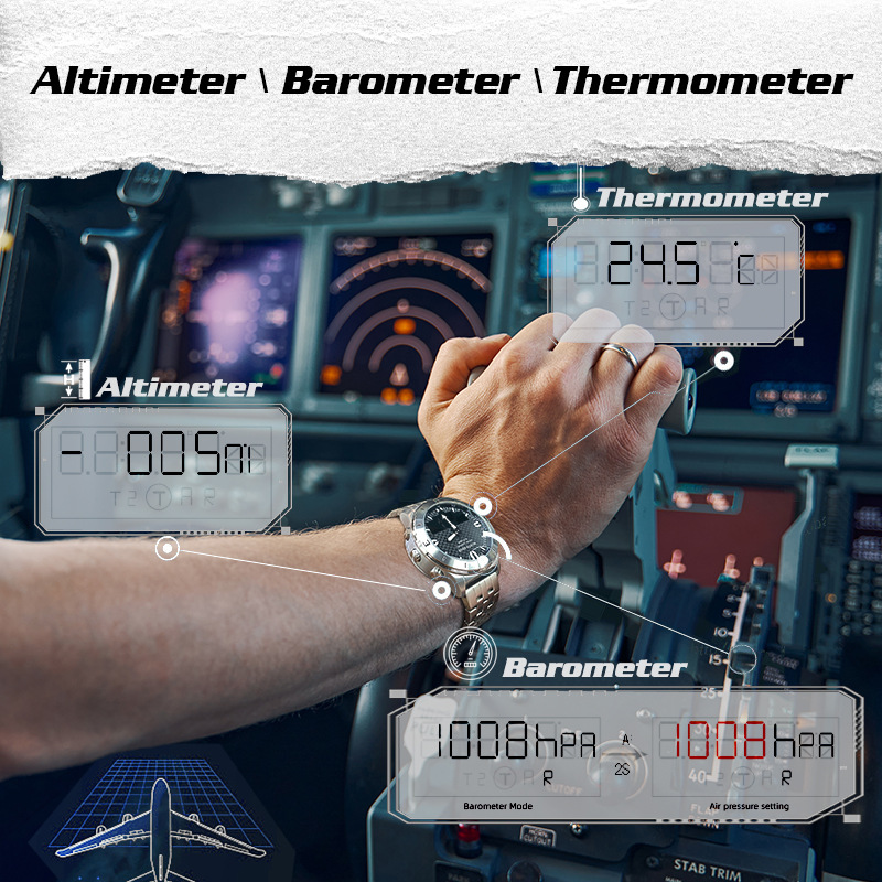 NORTH EDGE メンズアウトドアデジタル腕時計 50M - Altimeter Compass Watch のレビューと価格