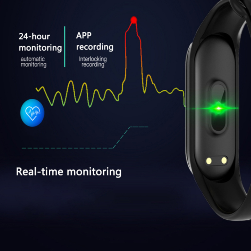 女性用m4スマートウォッチ,ledディスプレイ付きスポーツリ - Smartwatch Watches Brands For Women のレビューと価格