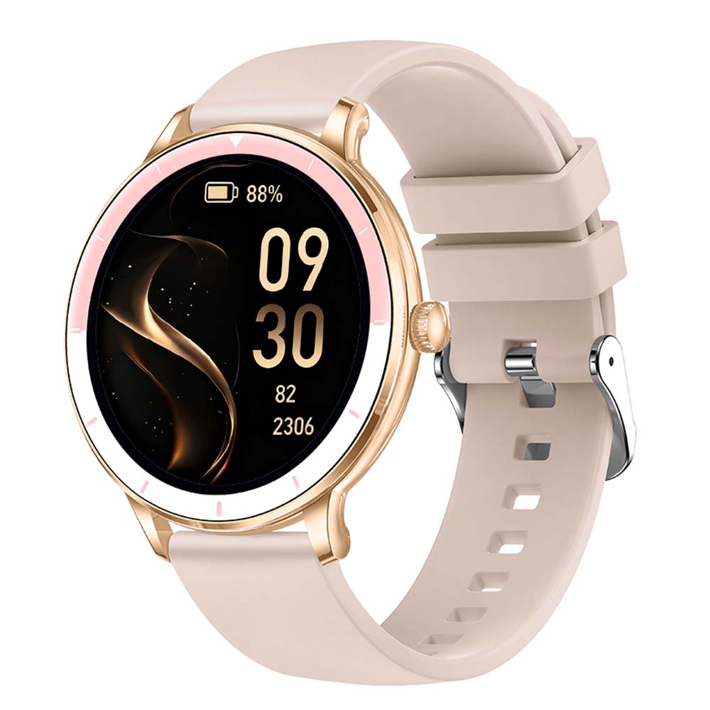 女性用スマートウォッチ 1.26インチHDスクリーン 通話機 - Watches Ladies Smartwatch のレビューと価格
