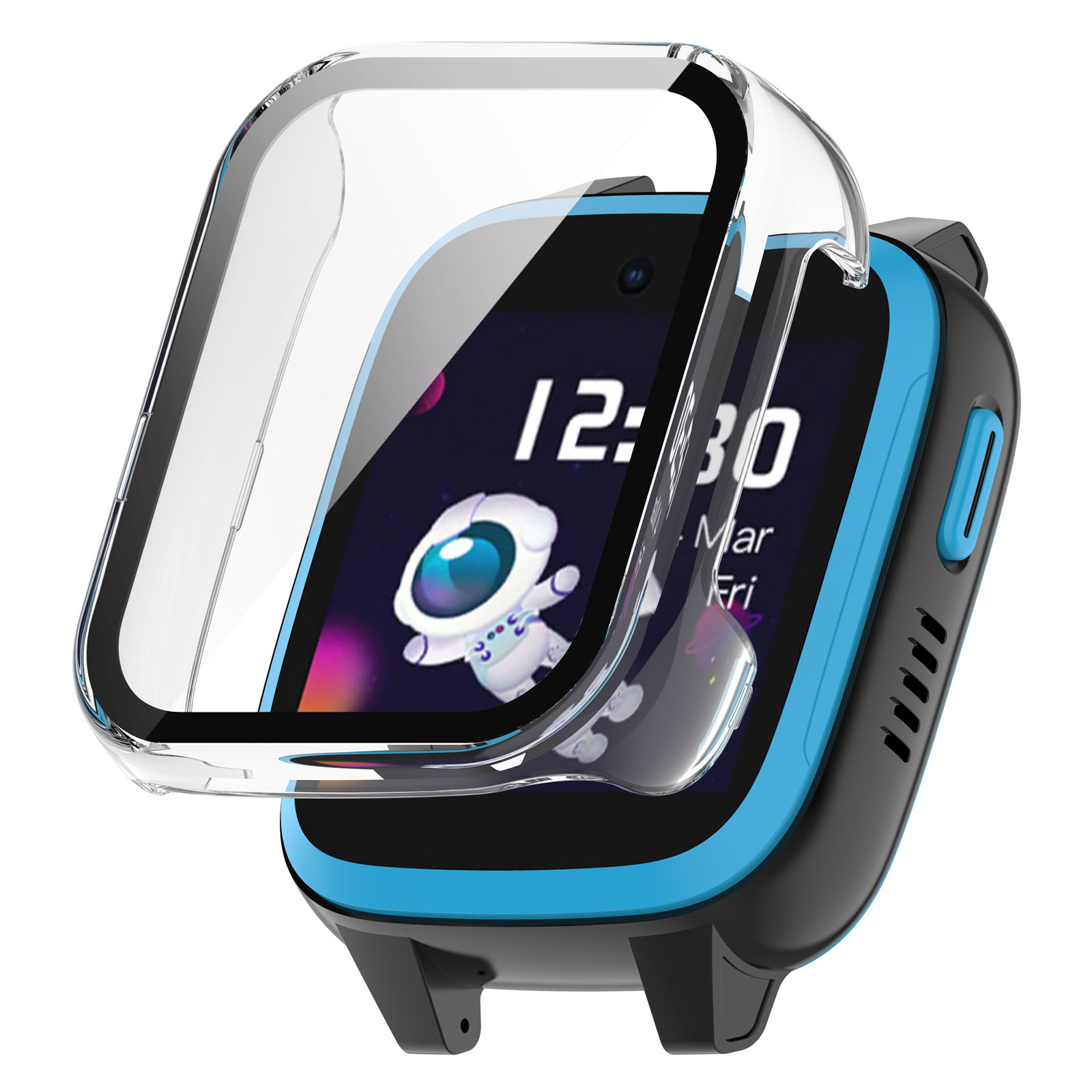 ハードエッジシェルガラススクリーンプロテクターフィルムケース - Smartwatch Watches For Kids のレビューと価格