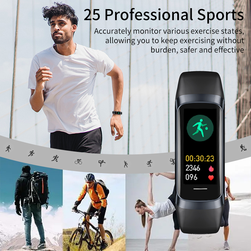 LIGE 1.1インチ AMOLED 心拍数モニター スマー - Smartwatch Watches Price のレビューと価格