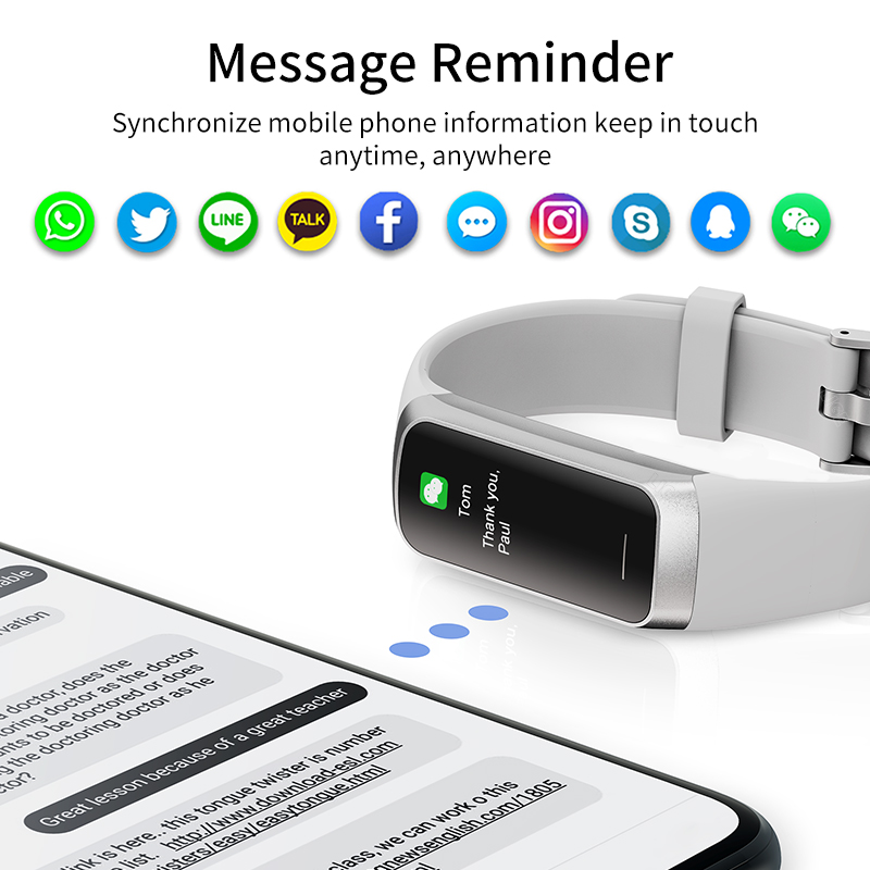 LIGE 1.1インチ AMOLED 心拍数モニター スマー - Smartwatch Watches Price のレビューと価格