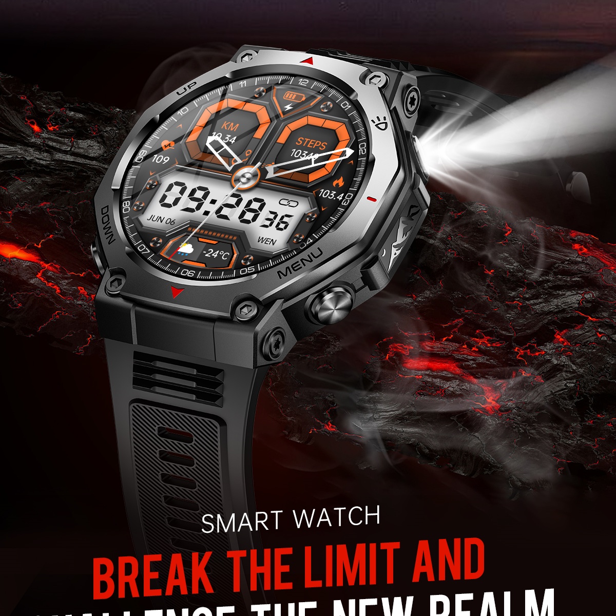 2025年新型プロスポーツスマートウォッチ メンズ AMOL - Watch Vs Smartwatch のレビューと価格