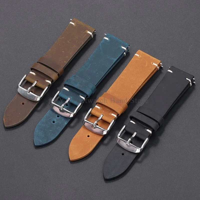 男性と女性のためのビンテージスタイルの牛革ストラップ,スマー - Smartwatch Vintage Watches For Women のレビューと価格
