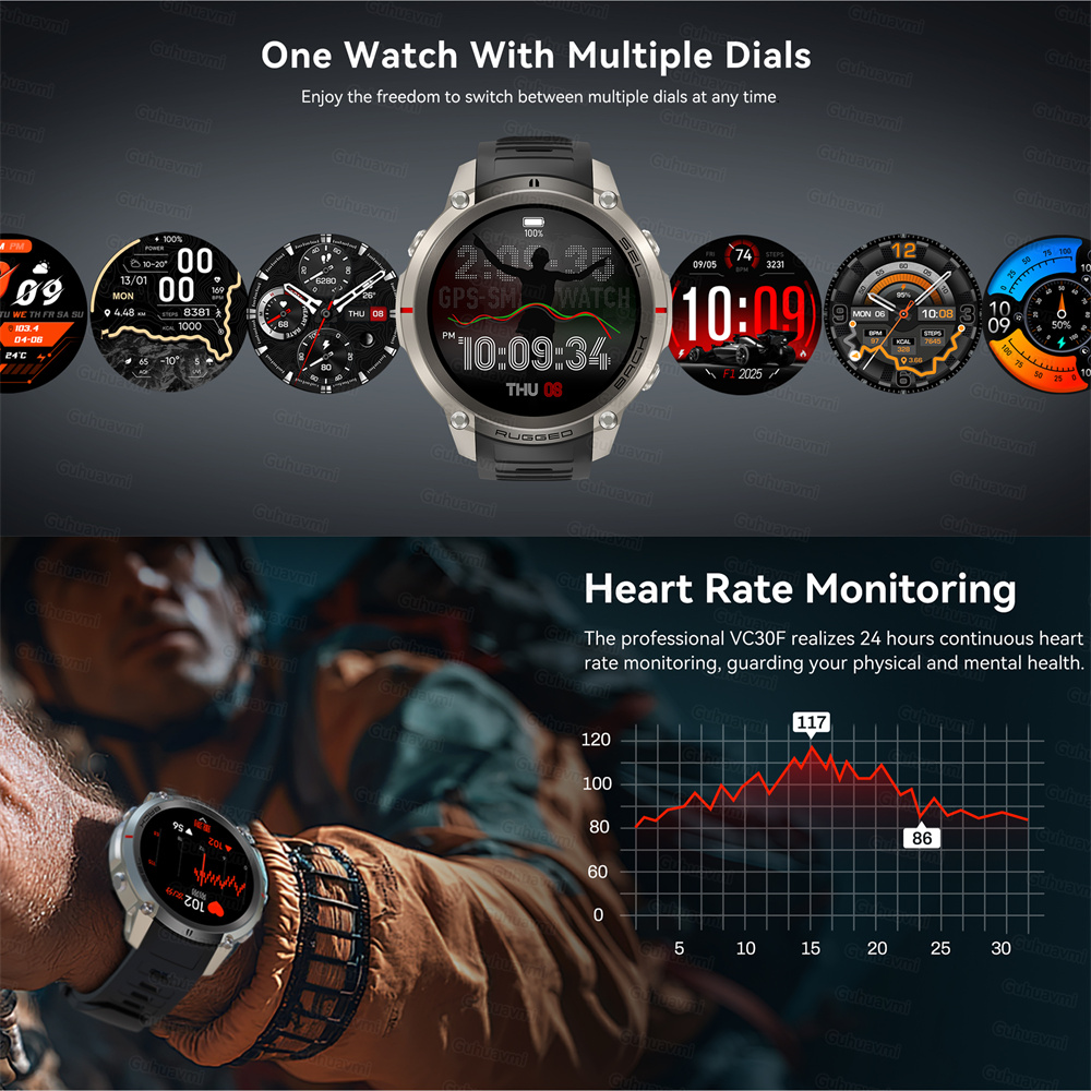 2026新しいウルトラミリタリーグレードGPSスマートウォッ - Altimeter Compass Watch のレビューと価格