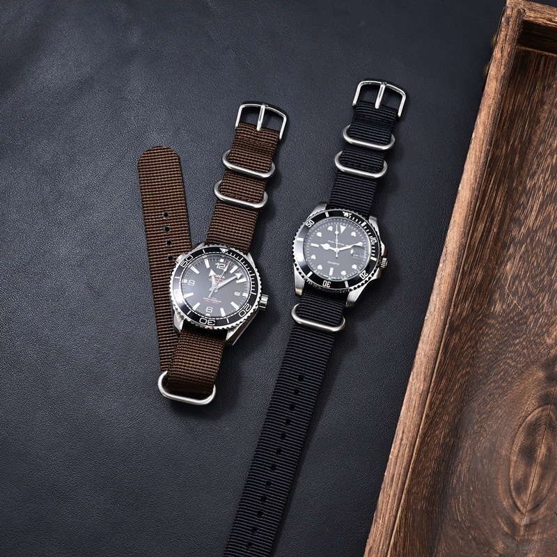 3 リングナイロン時計バンド生地時計ブレスレット 20 ミリ - Watches Rolex Smartwatch のレビューと価格