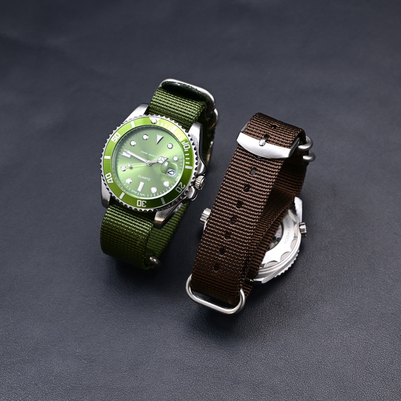 3 リングナイロン時計バンド生地時計ブレスレット 20 ミリ - Watches Rolex Smartwatch のレビューと価格