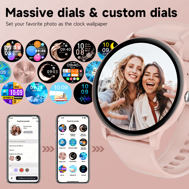2026 新しいスマートウォッチ女性男性 Bluetooth - Watches Ladies Smartwatch のレビューと価格