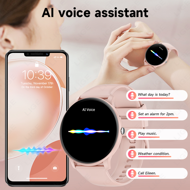 2026 新しいスマートウォッチ女性男性 Bluetooth - Watches Ladies Smartwatch のレビューと価格