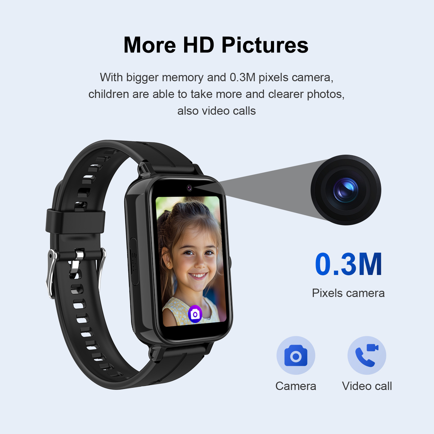 子供用スマートウォッチ、4G SIMカード対応、通話機能、G - Smartwatch Watches For Kids With Gps のレビューと価格
