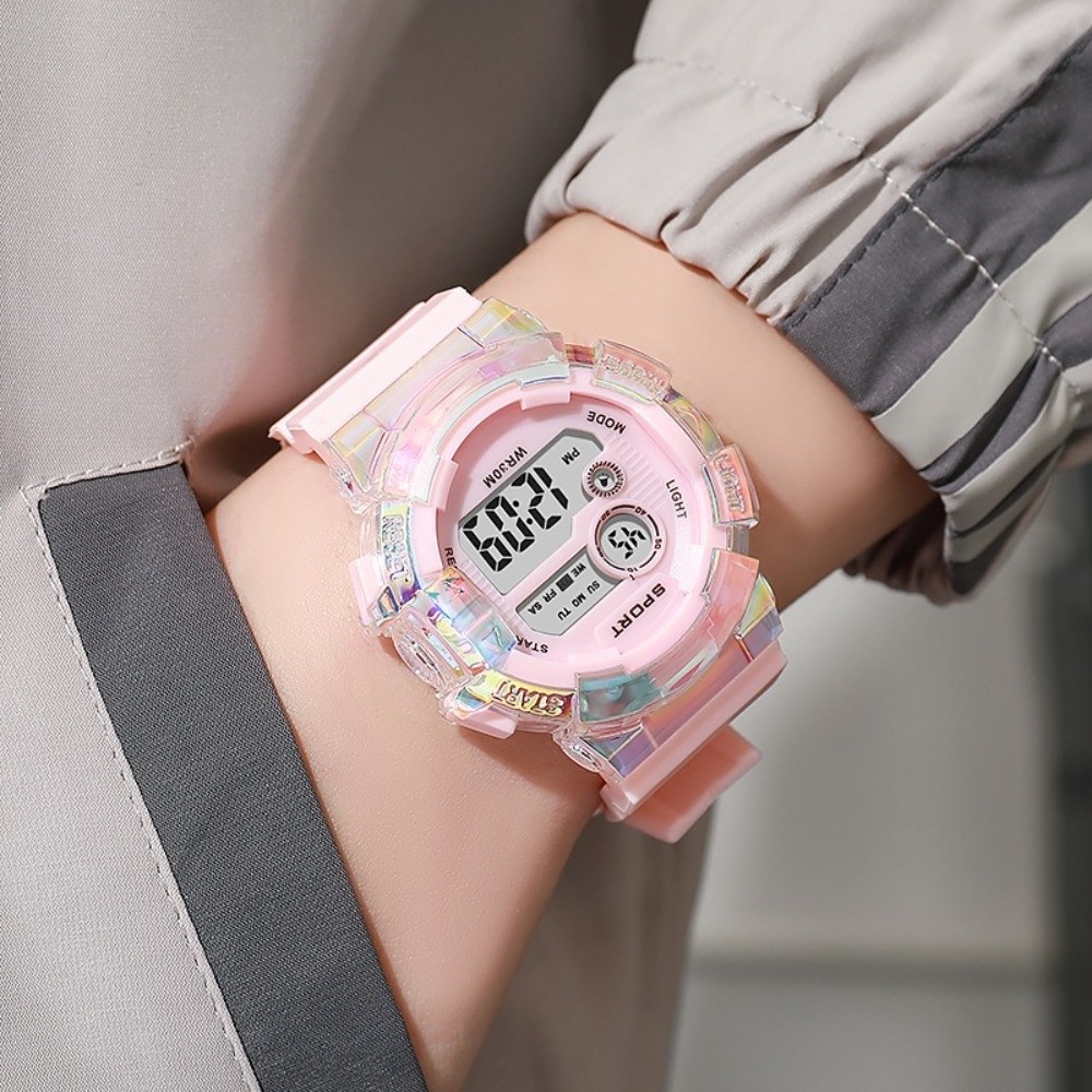 防水仕様のスポーツ用キッズ腕時計。夜光表示、アラーム機能、ス - Smartwatch Digital Watches For Kid Girl のレビューと価格