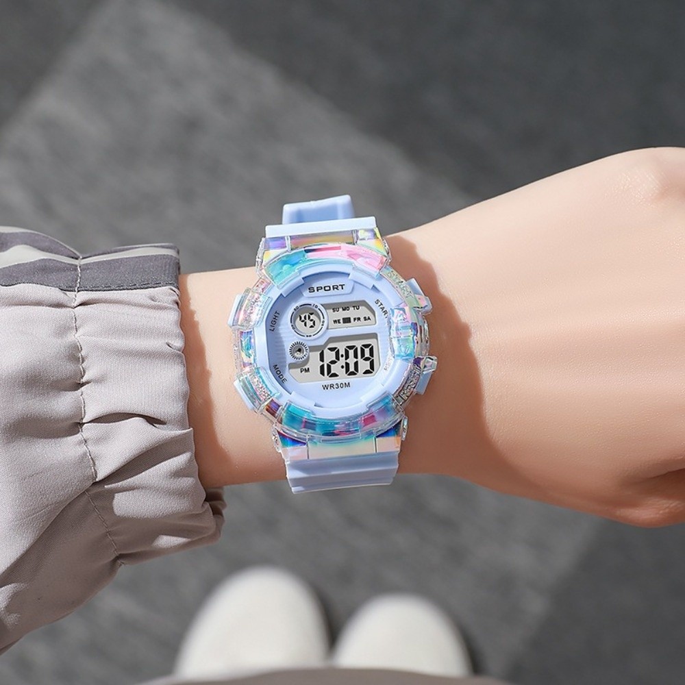 防水仕様のスポーツ用キッズ腕時計。夜光表示、アラーム機能、ス - Smartwatch Digital Watches For Kid Girl のレビューと価格