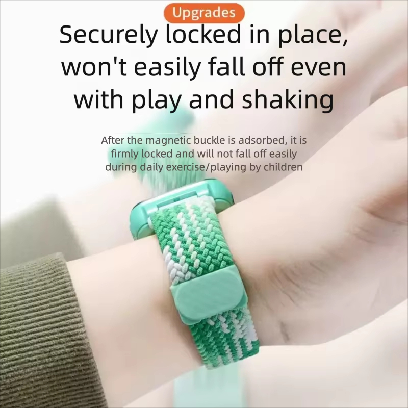 15/16/17mm スマートウォッチ用、編み込みナイロン製 - Smartwatch Watches For Kids のレビューと価格